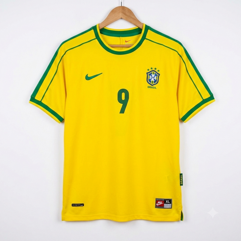 Camisa Retrô Brasil Home 1998