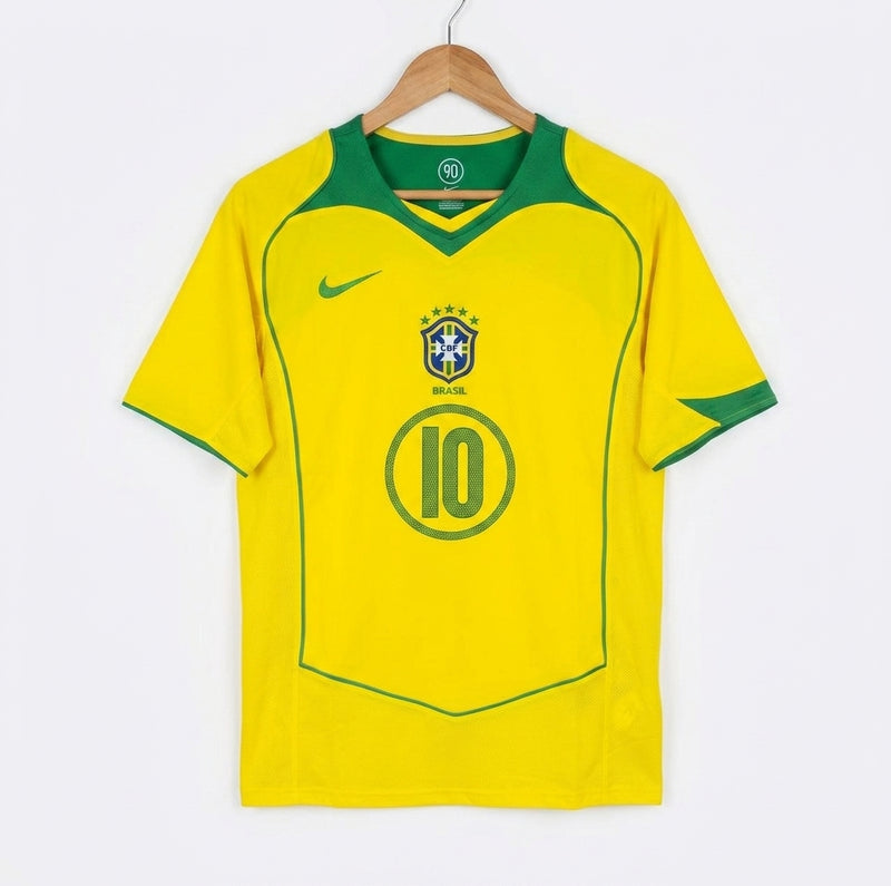 Camisa retrô Brasil Home 2004-05