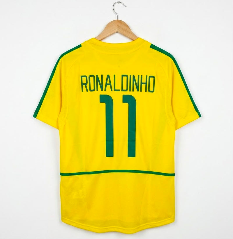 Camisa Retrô Brasil Home 2002